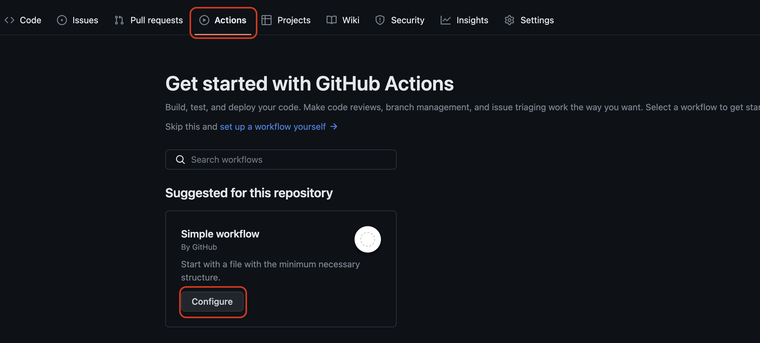 github-add-default-action